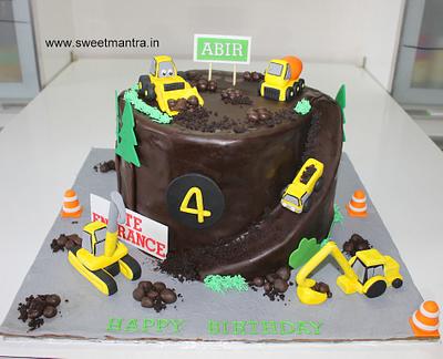 Construction JCB cake - Cake by Sweet Mantra Homemade Customized Cakes Pune