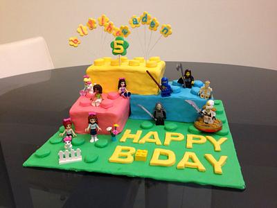 Lego cake - Cake by R.W. Cakes