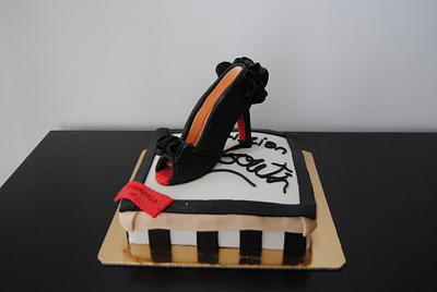 louboutin shoe cake  - Cake by Minibigcake