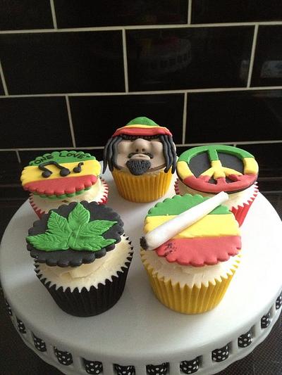 Reggae cakes - Cake by Gwendoline Rose Bakes