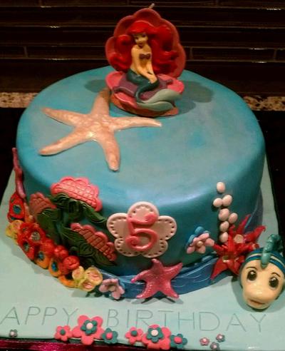 little mermaid - Cake by Paula 