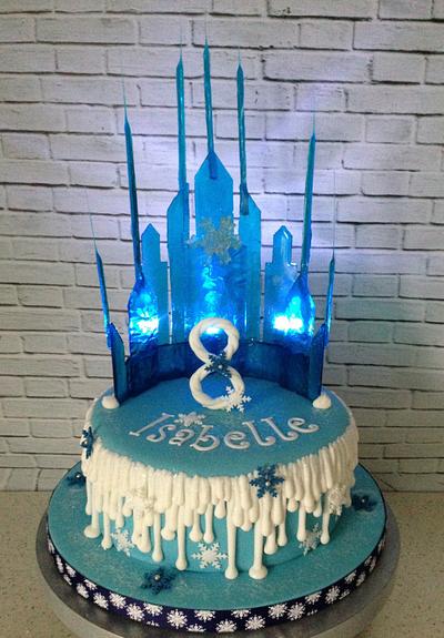 "Frozen" Ice Palace - Cake by Cooky's Cakery 