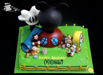 Mickey Mouse Club House - Cake by Sweet Treasures (Ann)