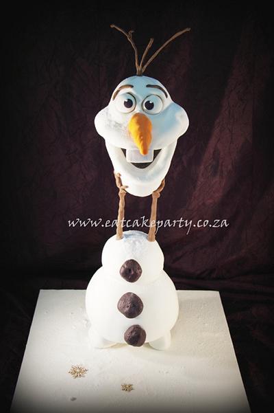 Olaf from Frozen! - Cake by Dorothy Klerck