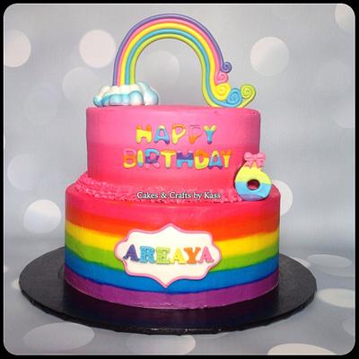 Buttercream Rainbows!  - Cake by Cakes & Crafts by Kass 