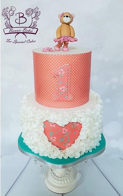 Ballerina teddy cake - Cake by Bonnie Bakes UAE