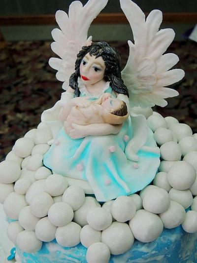 Guardian Angel with the child - Cake by Tina Avira Tharakan