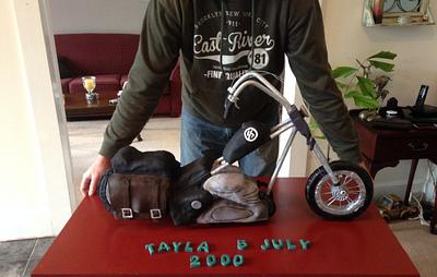 The Walking Dead's Bike - Cake by Thereseanne
