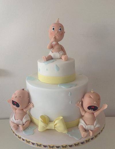 Baby Shower cake  - Cake by Lynnsmith