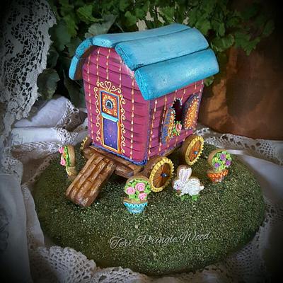 Fantasy gypsy wagon  - Cake by Teri Pringle Wood