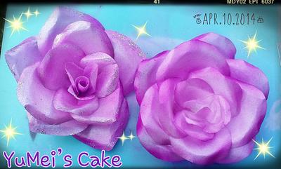 rice paper rose - Cake by YuMei