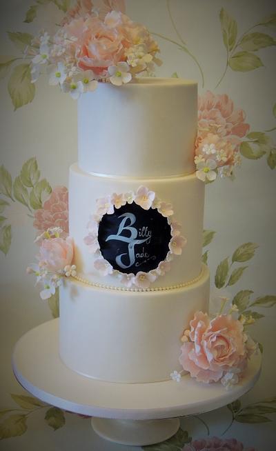 Pink wedding cake - Cake by Shereen