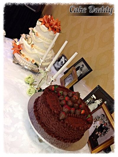 50th Wedding Anniversary - Cake by Manuel Pruitt