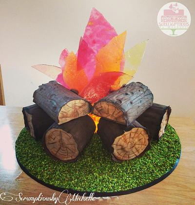 Campfire cake - Cake by Michelle Chan