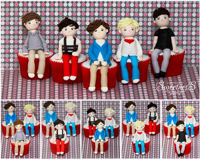 One Direction Cupcakes! - Cake by Loan