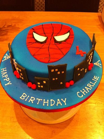 Spiderman Cake - Cake by Sarah Al-Masrey