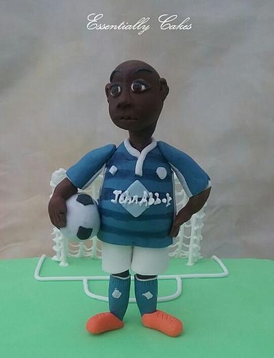 Footballer - Cake by Essentially Cakes
