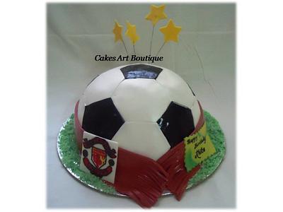 the football cake - Cake by Cakes Art Boutique
