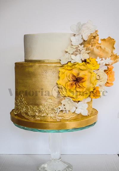 My Parents' Golden Wedding Cake - Cake by Victoria Forward
