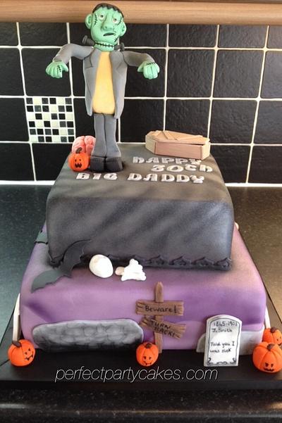 Monster birthday cake - Cake by Perfect Party Cakes (Sharon Ward)