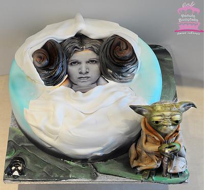 Leila STAR WARS - Cake by danadana2