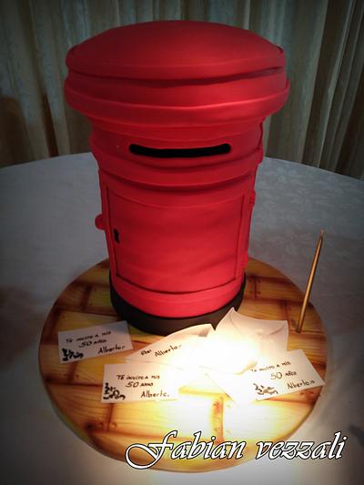 mail box cake - Cake by fabian vezzali
