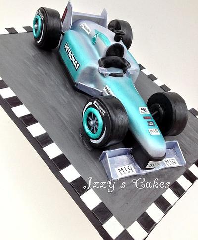 Formula 1 car - Cake by The Rosehip Bakery