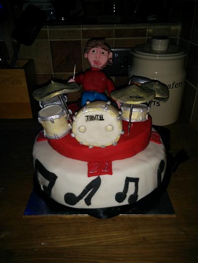 drummer cake - Cake by keely