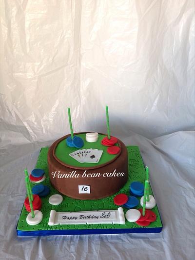 Poker cake - Cake by Vanilla bean cakes Cyprus