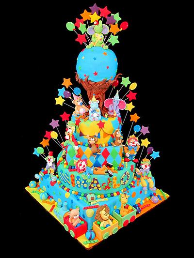 Circus birhday cake - Cake by nadalina