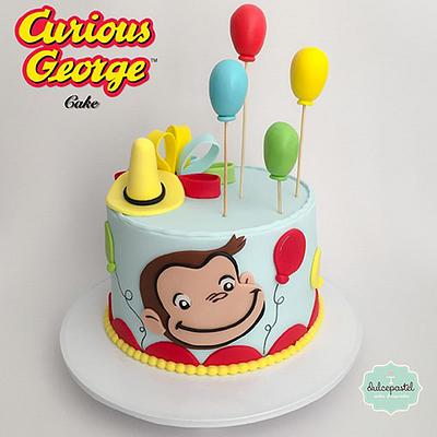 George the Curious Cake - Cake by Dulcepastel.com