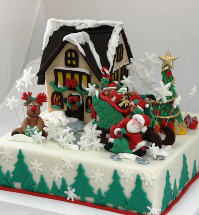  Comes Santa Claus - Cake by Viorica Dinu