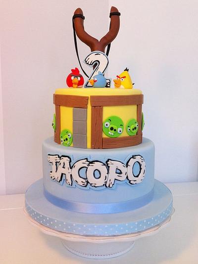 Angry Birds Cake - Cake by Bella's Bakery