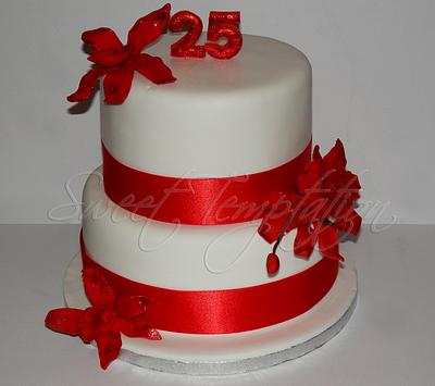 2 Tier Birthday Cake - Cake by Urszula Landowska
