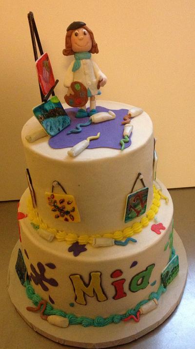 Little Artist Cake - Cake by Cake Waco