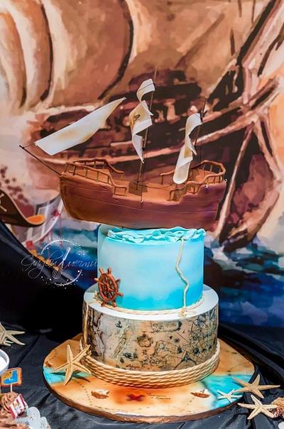 Pirate cake - Cake by Mariya Gechekova