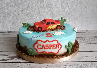 Lightning Mcqueen - Cake by Magda's Cakes (Magda Pietkiewicz)