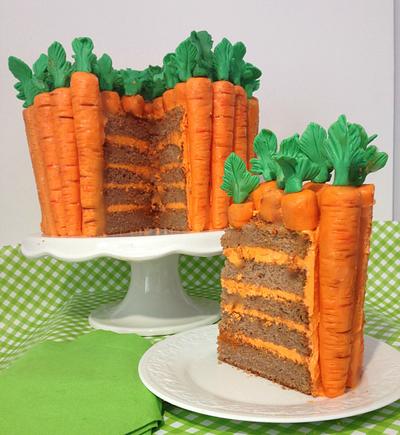 Carrot Cake TUTORIAL with Recipe included!!! - Cake by Eva Salazar 