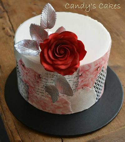 Decoupage - Cake by candyscakes