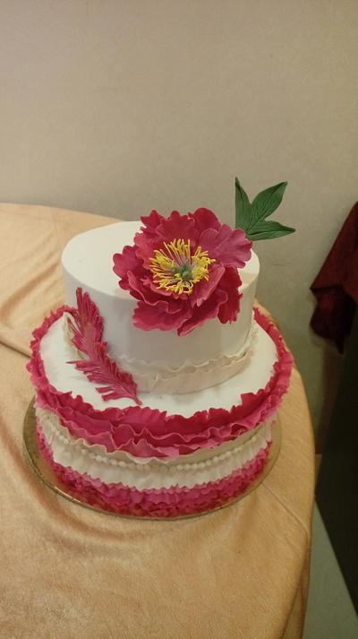 Pretty pink  - Cake by Priyanka kundu and Pooja sardana