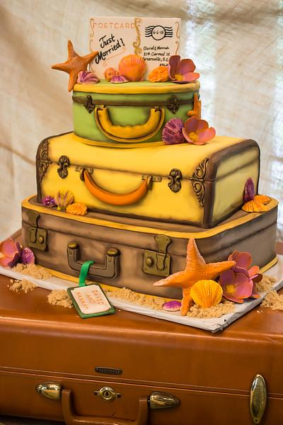 Vintage Luggage   - Cake by With Love & Confection