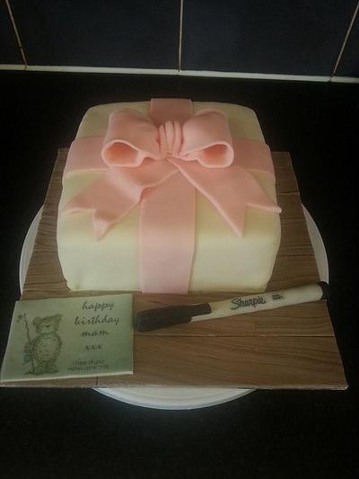 birthday present cake - Cake by joe duff