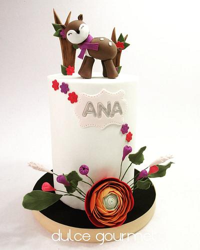 Little reindeer for Ana - Cake by Silvia Caballero
