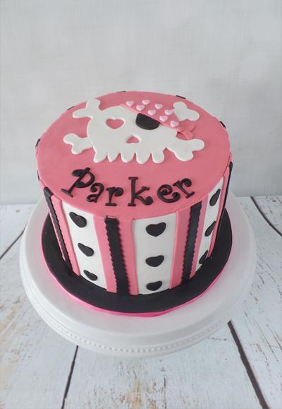Girl Pirate  - Cake by Anchored in Cake