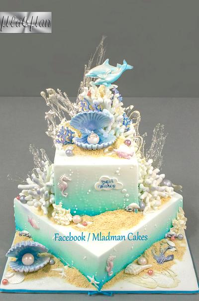 Engagement Cake SEABED - Cake by MLADMAN