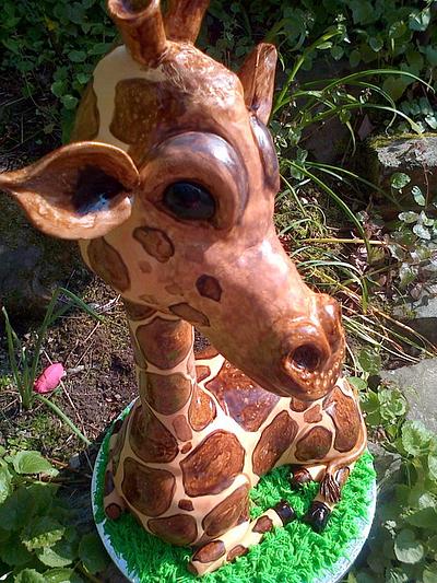 Giraffe:) - Cake by Nelly Konradi