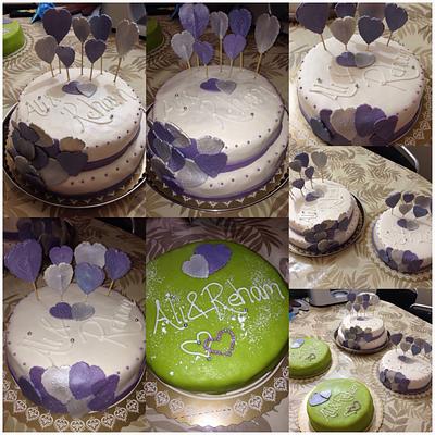 Engagementcakes - Cake by helenfawaz91