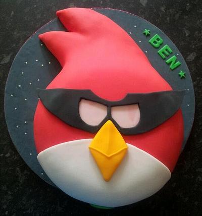 Aaaa-hey-aaaaar! (Space Angry Birds) - Cake by The Custom Cakery