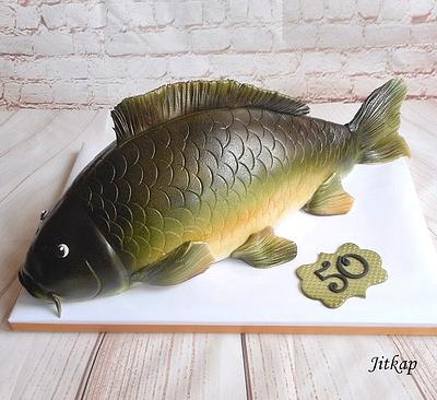 Carp cake for fishermen - Cake by Jitkap
