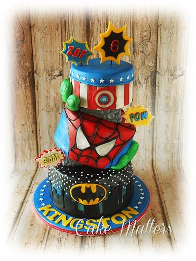 Vintage Superhero - Cake by CakeMatters